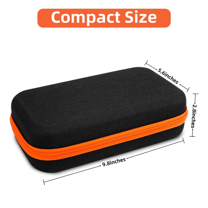 HESPLUS Hard Case for Klein Tools ET310 AC Circuit Breaker Finder Electric Tester & 80016 Tool Kit & RT250 GFCI Outlet Tester and Accessories Electrical Tools Storage Organizer Bag, Black (Case Only) - Image 5